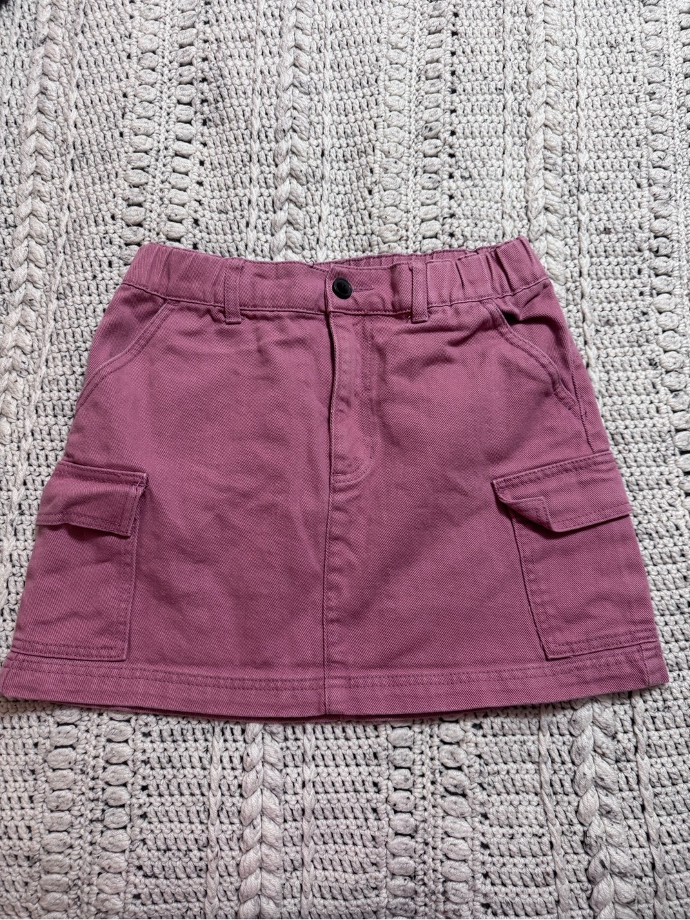 PacSun Dusty Mauve Cargo Mini Skirt